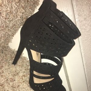 black heels